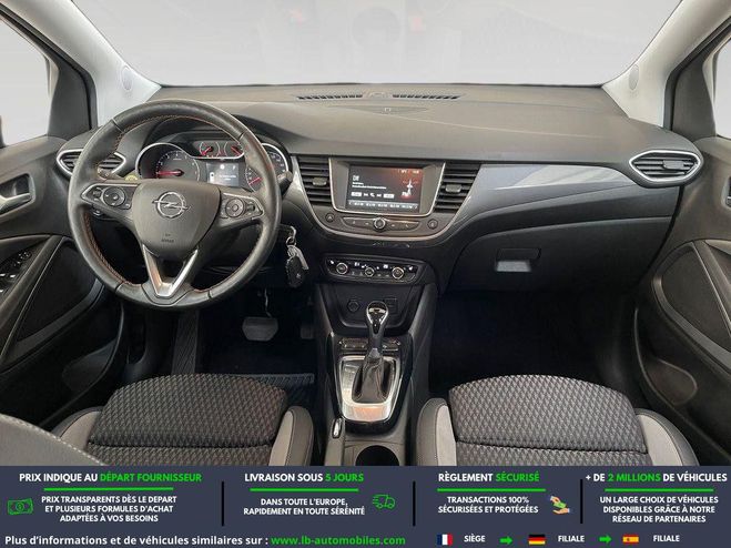 Opel Crossland X 1.2 Turbo 130 ch BVA Noir M�tallique de 2020