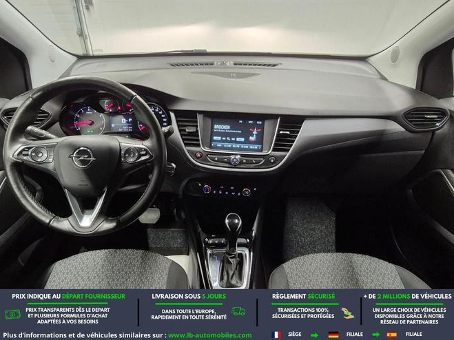Opel Crossland X 1.2 Turbo 130 ch BVA Noir M�tallique de 2020