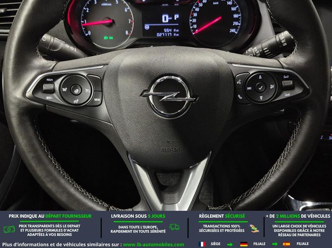 Opel Crossland X 1.2 Turbo 130 ch BVA Noir M�tallique de 2020
