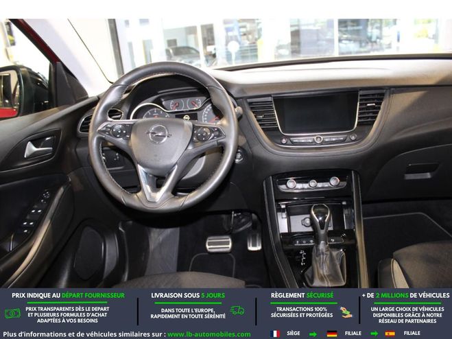 Opel Grandland X 1.6 Turbo 180 ch BVA Rouge M�tallique de 2019