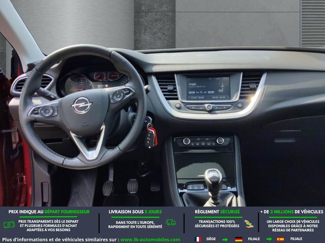 Opel Grandland X 1.2 Turbo 130 ch BVM Rouge M�tallique de 2020