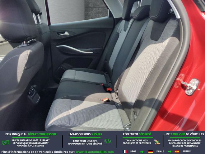 Opel Grandland X 1.2 Turbo 130 ch BVM Rouge M�tallique de 2020