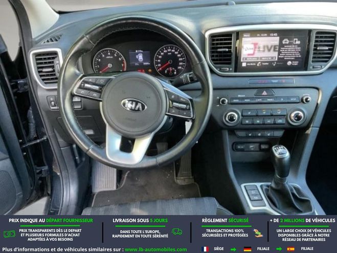 Kia Sportage 1.6 GDi 132 4x2 BVM Noir M�tallique de 2021