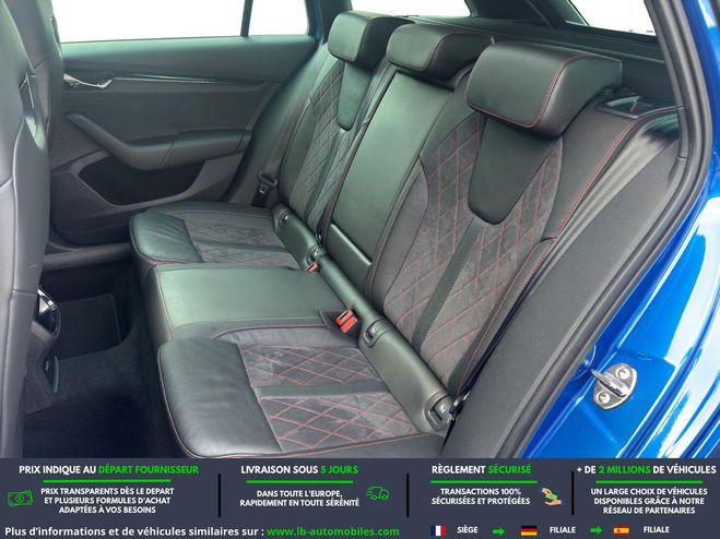 Skoda Octavia 2.0 TDI 200 ch BVA Bleu M�tallique de 2020
