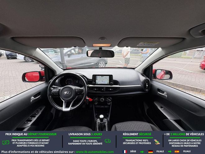 Kia Picanto 1.2L 84 ch BVM Rouge M�tallique de 2019