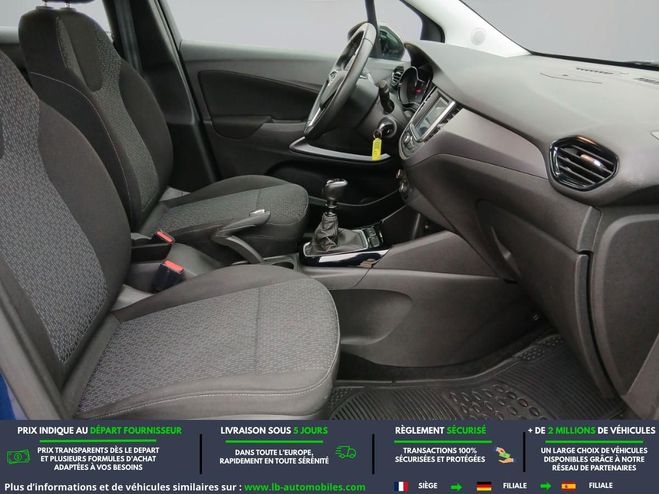Opel Crossland 1.2 Turbo 110 ch BVM Bleu M�tallique de 2022