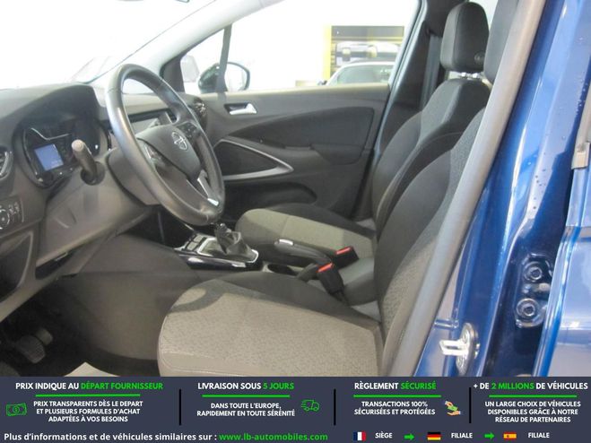 Opel Crossland 1.2 Turbo 110 ch BVM Bleu M�tallique de 2023