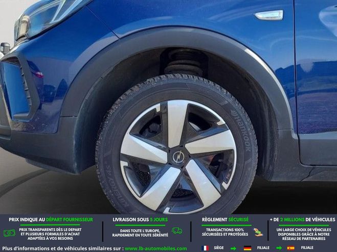 Opel Crossland 1.2 Turbo 110 ch BVM Bleu M�tallique de 2022