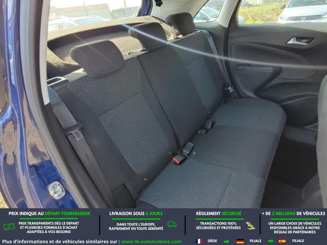 Opel Crossland 1.2 Turbo 110 ch BVM Bleu M�tallique de 2022