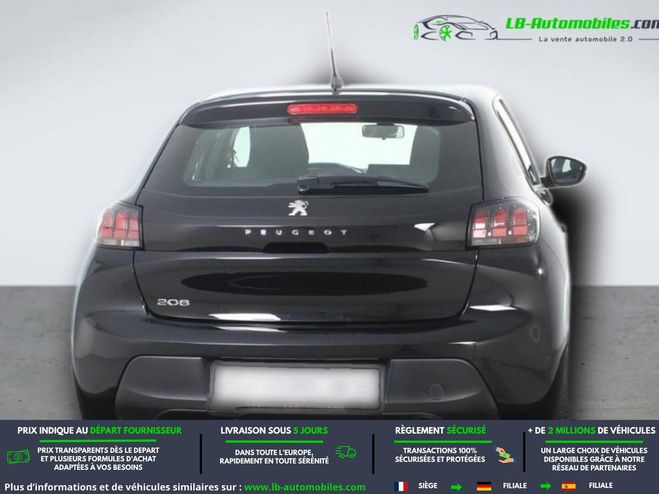Peugeot 208 PureTech 75  BVM Noir M�tallique de 2021