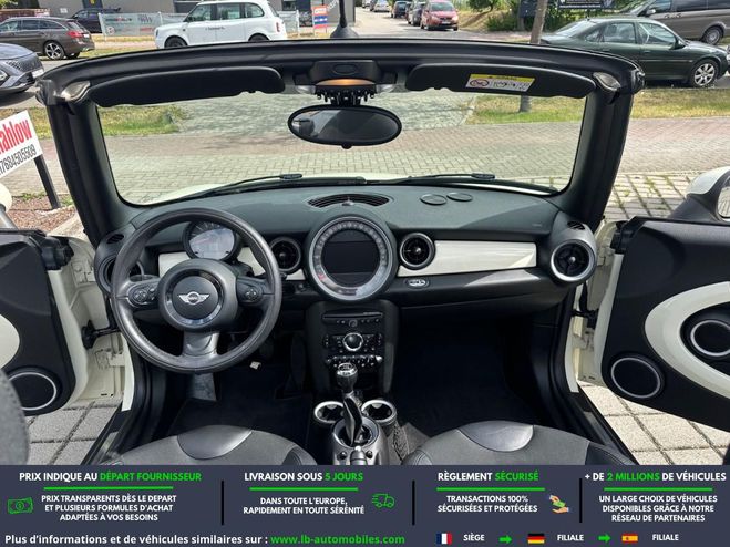 Mini Cabrio 98 ch BVM Blanc de 2014