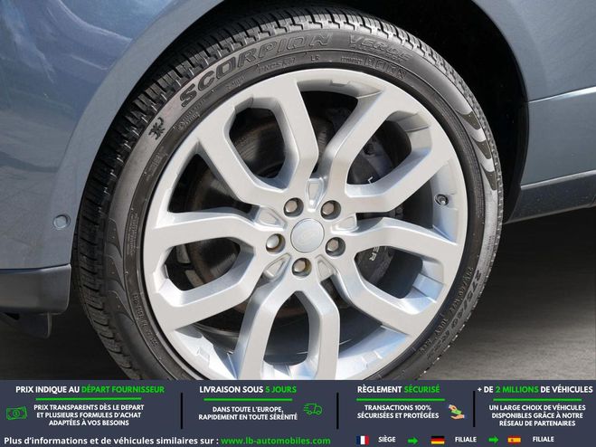 Land rover Range Rover P400 Si6 3.0L 400ch BVA Bleu M�tallique de 2020