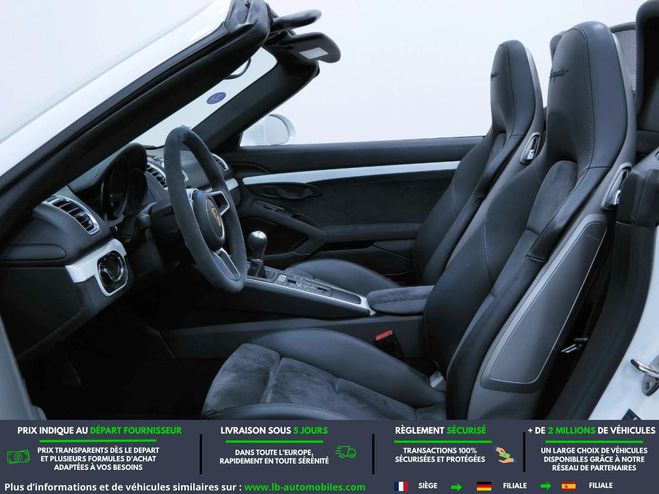 Porsche Boxster 3.8i 375 ch Blanc de 2017