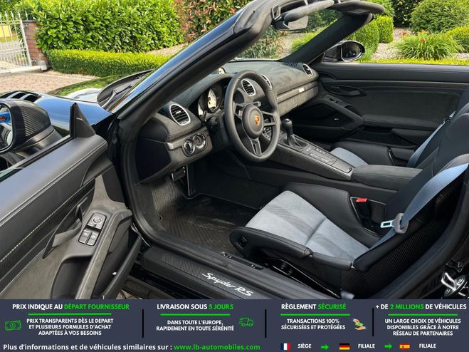 Porsche Boxster Spyder RS 500 ch PDK Noir de 2025