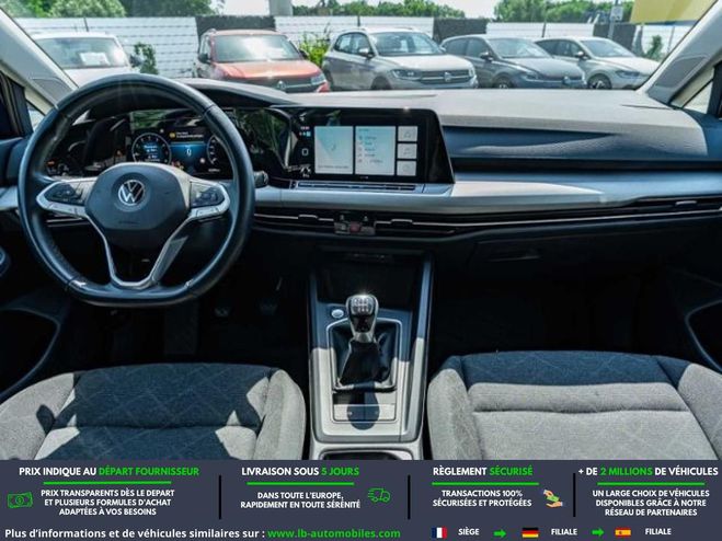 Volkswagen Golf 1.0 TSI 110 BVM Bleu M�tallique de 2022