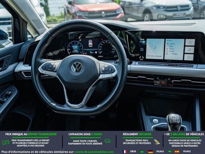 Volkswagen Golf 1.0 TSI 110 BVM Bleu M�tallique de 2022