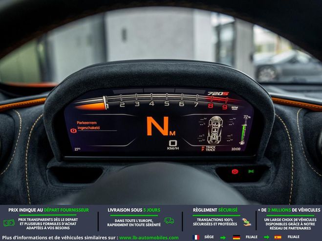 Mclaren 750S Coup� V8 4.0 720 ch Orange M�tallique de 2020