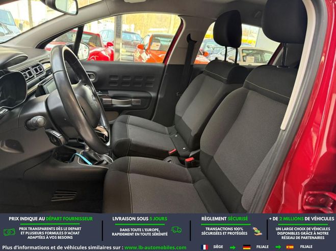Citroen C3 PureTech 110 BVA Rouge M�tallique de 2017