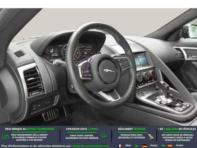 Jaguar F-Type Cabriolet 2L 300 ch BVA Noir M�tallique de 2022