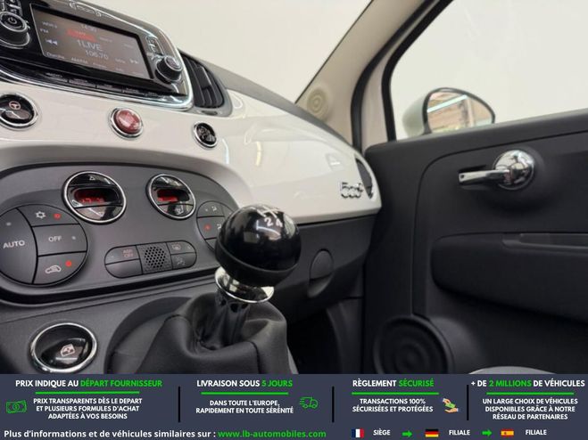 Fiat 500 1.2 69 ch BVM Blanc de 2018