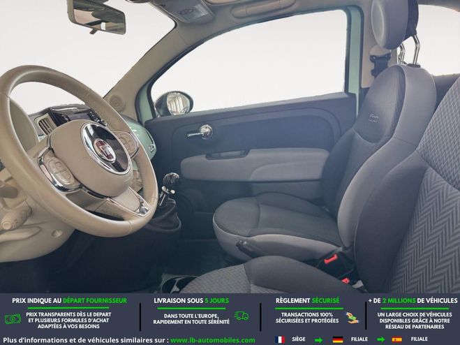 Fiat 500 1.2 69 ch BVM Vert de 2018