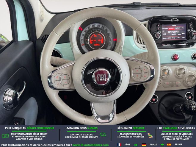 Fiat 500 1.2 69 ch BVM Vert de 2018