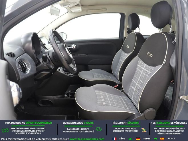 Fiat 500 1.2 69 ch BVM Gris de 2018