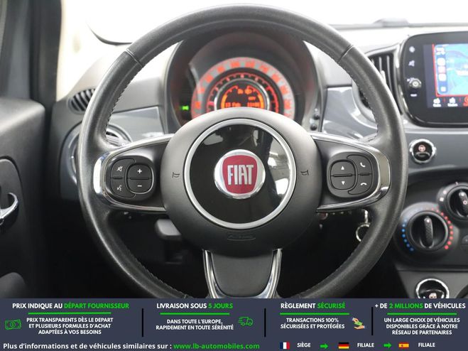 Fiat 500 1.2 69 ch BVM Gris de 2018
