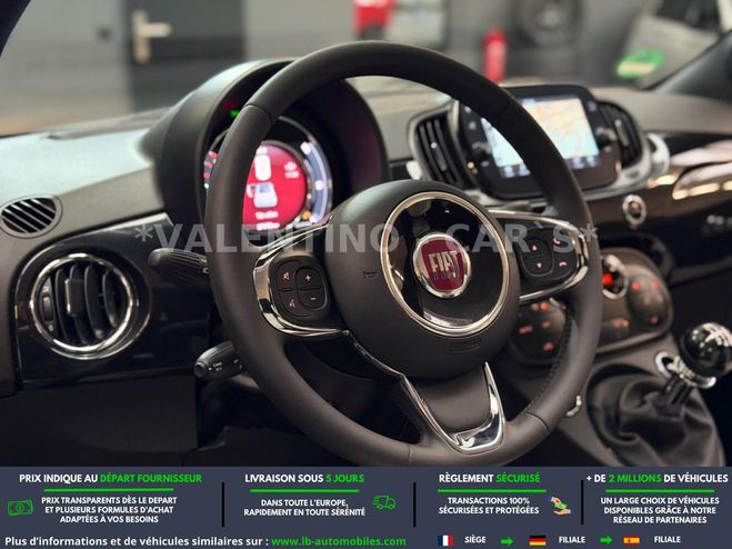 Fiat 500 1.0 70 ch Hybride BSG Noir M�tallique de 2022
