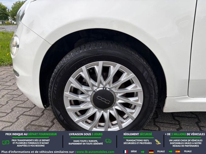 Fiat 500 1.0 70 ch Hybride BSG Blanc M�tallique de 2022