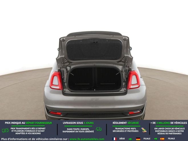 Fiat 500 1.2 69 ch BVA Gris M�tallique de 2020