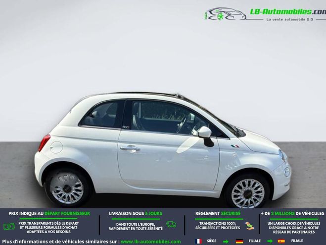 Fiat 500 1.2 69 ch BVA Blanc M�tallique de 2019