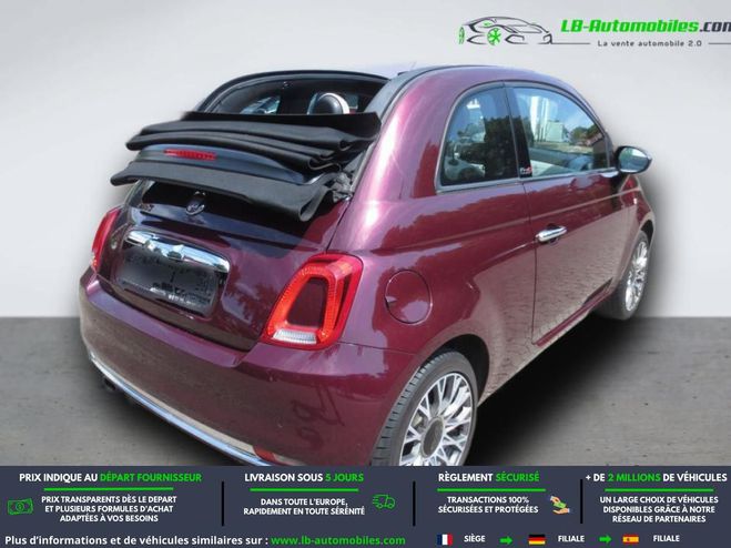 Fiat 500 1.2 69 ch BVA Rouge M�tallique de 2020