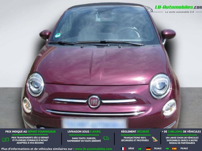 Fiat 500 1.2 69 ch BVA Rouge M�tallique de 2020