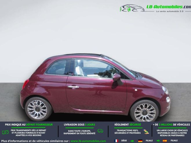 Fiat 500 1.2 69 ch BVA Rouge M�tallique de 2020
