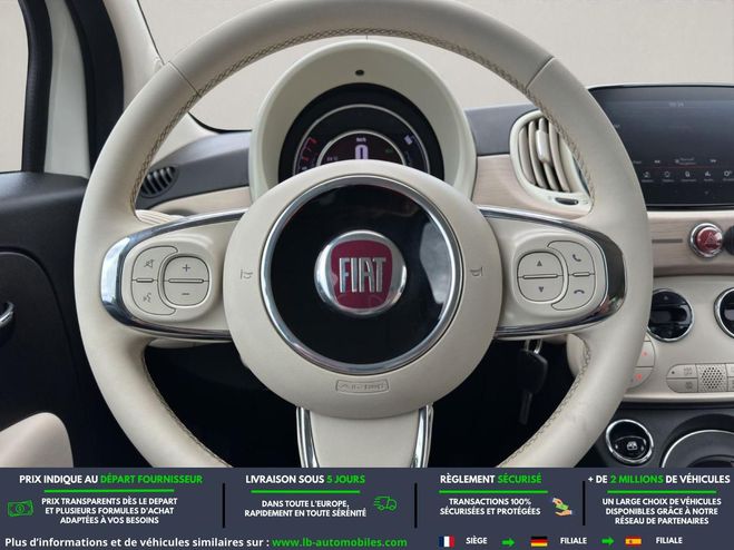Fiat 500 1.2 69 ch BVA Blanc de 2020