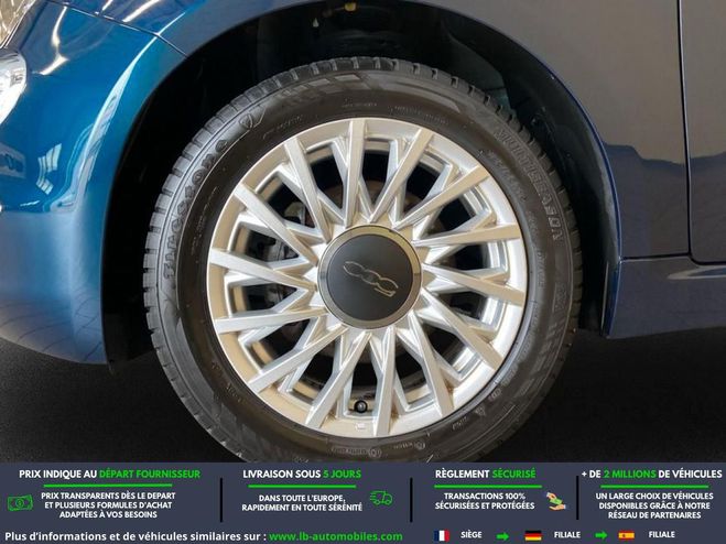 Fiat 500 1.2 69 ch BVA Bleu M�tallique de 2020