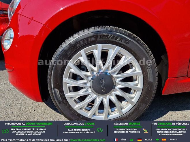 Fiat 500 1.2 69 ch BVA Rouge de 2020