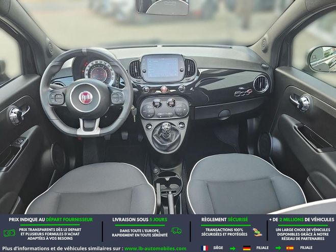 Fiat 500 0.9 85 ch TwinAir BVM Noir M�tallique de 2019