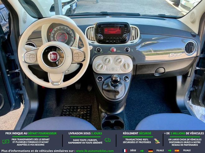 Fiat 500 1.0 70 ch Hybride BSG Gris de 2022