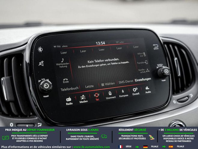 Fiat 500 0.9 85 ch TwinAir BVM Gris M�tallique de 2018