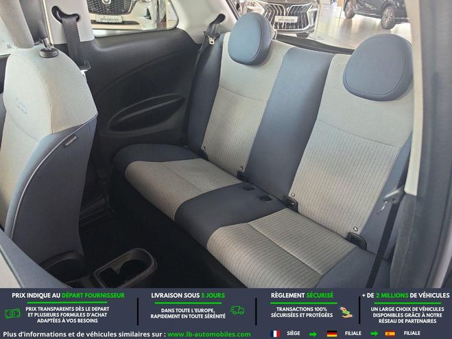 Fiat 500 3+1 e 118 ch Noir de 2022