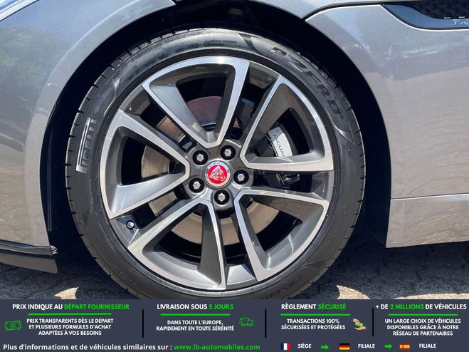 Jaguar F-Type Cabriolet 2L 300 ch BVA Gris M�tallique de 2018