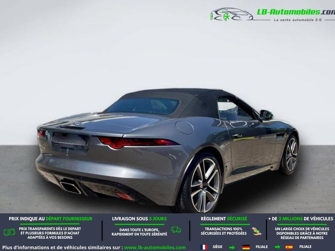 Jaguar F-Type Cabriolet 2L 300 ch BVA Gris M�tallique de 2018