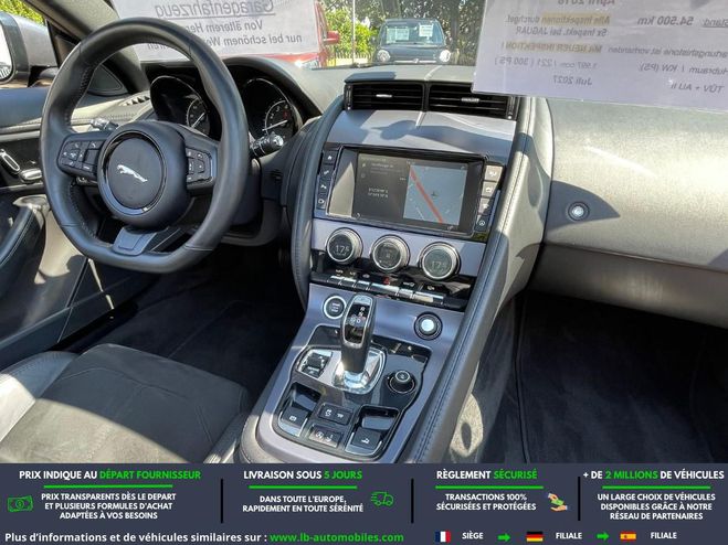 Jaguar F-Type Cabriolet 2L 300 ch BVA Gris M�tallique de 2018