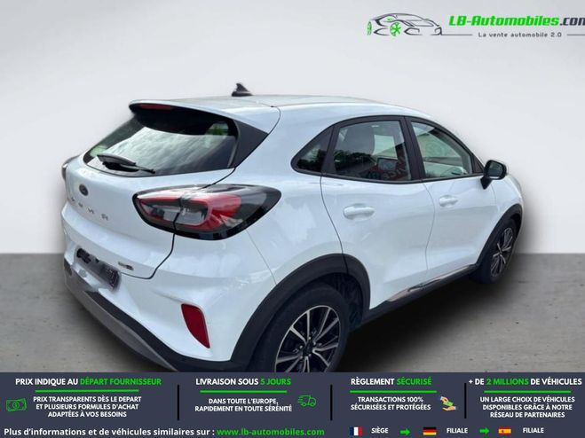 Ford Puma 1.0 EcoBoost 125 ch mHEV BVM Blanc de 2022
