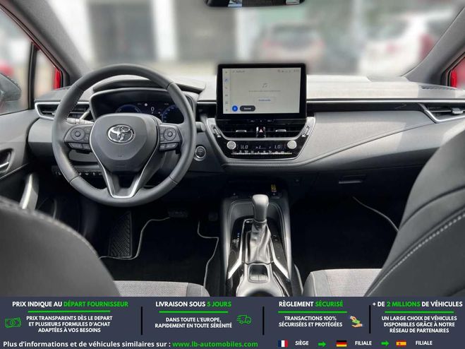 Toyota Corolla Hybride 184h BVA Rouge M�tallique de 2025