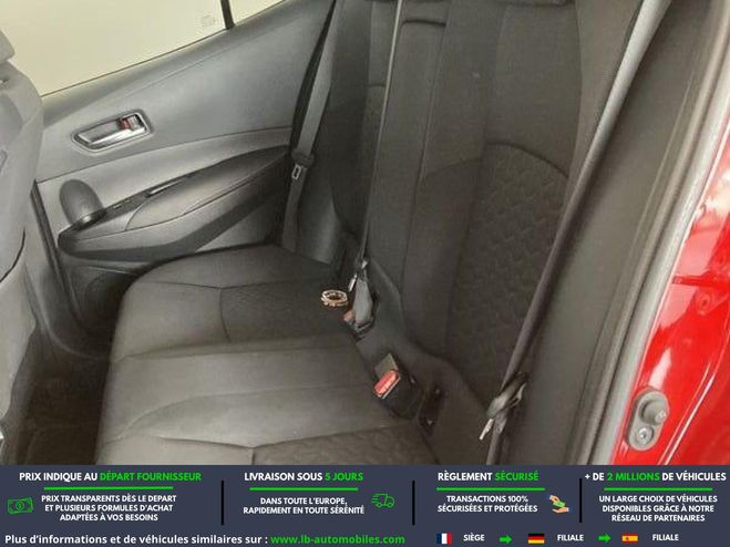 Toyota Corolla Hybride 122h BVA Rouge de 2020