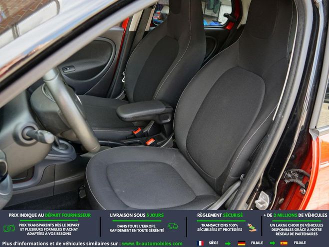 Smart Forfour 1.0 71 ch  BVA Noir M�tallique de 2016