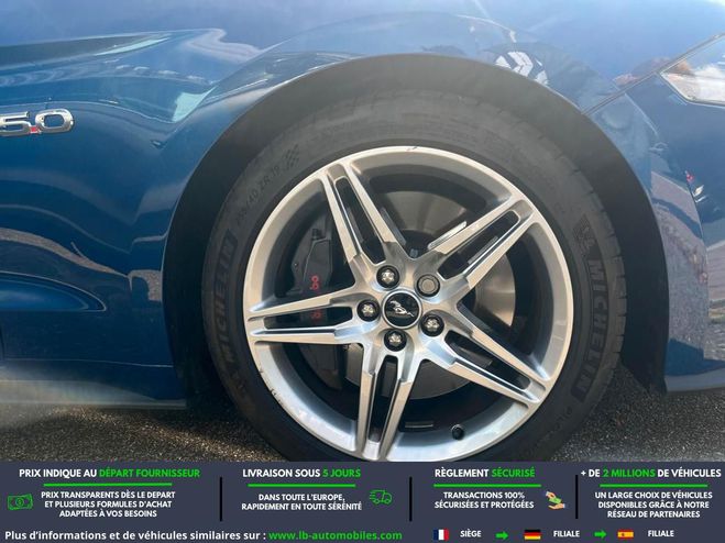 Ford Mustang 5.0 450ch BVM Bleu M�tallique de 2022
